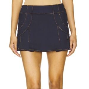 BY.DYLN Avant Pleated Denim Mini Skirt Woman’s Size XS